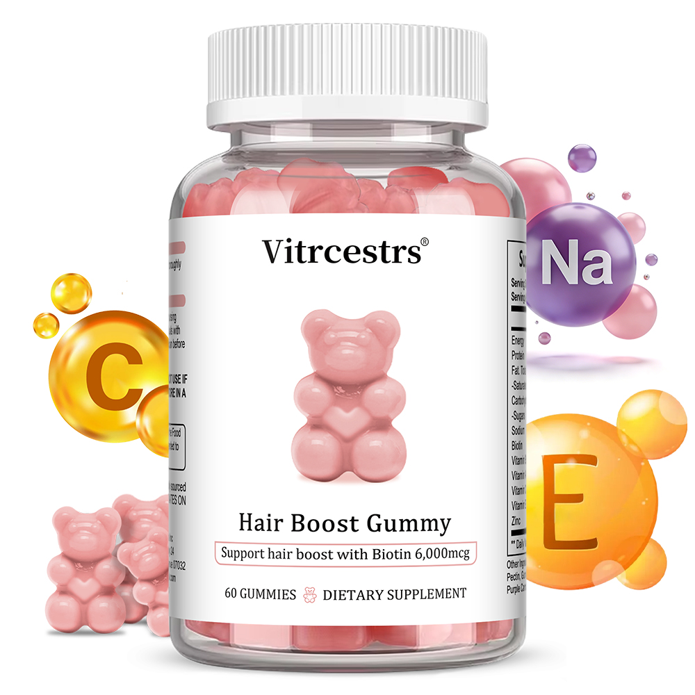 Hair Boost Gummy, with Biotin  - đánh giá và giá Biotin Hair Growth