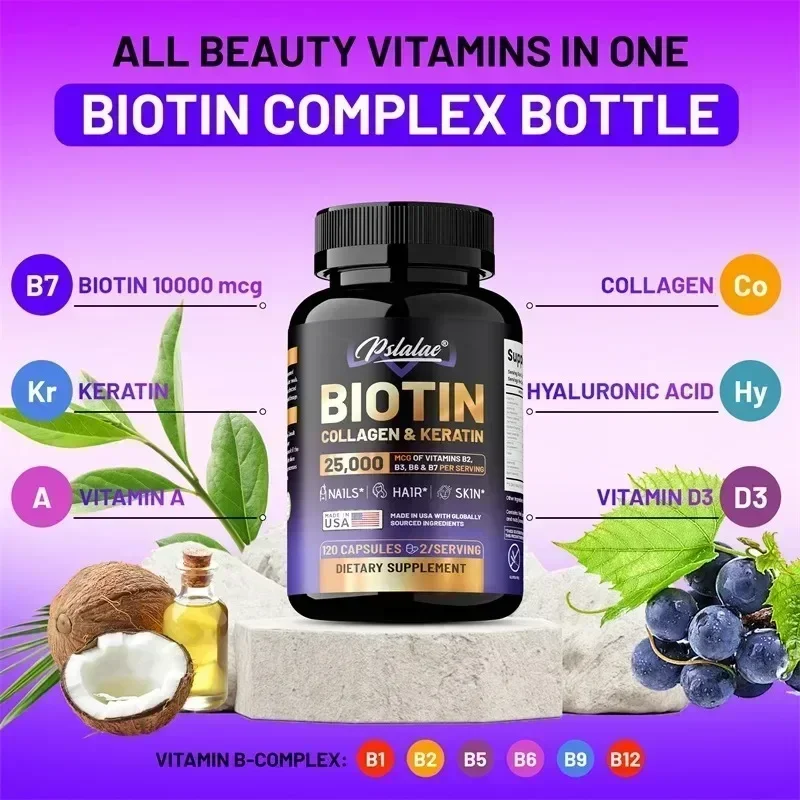Biotin Collagen Keratin Supple - đánh giá và giá Biotin Hair Growth