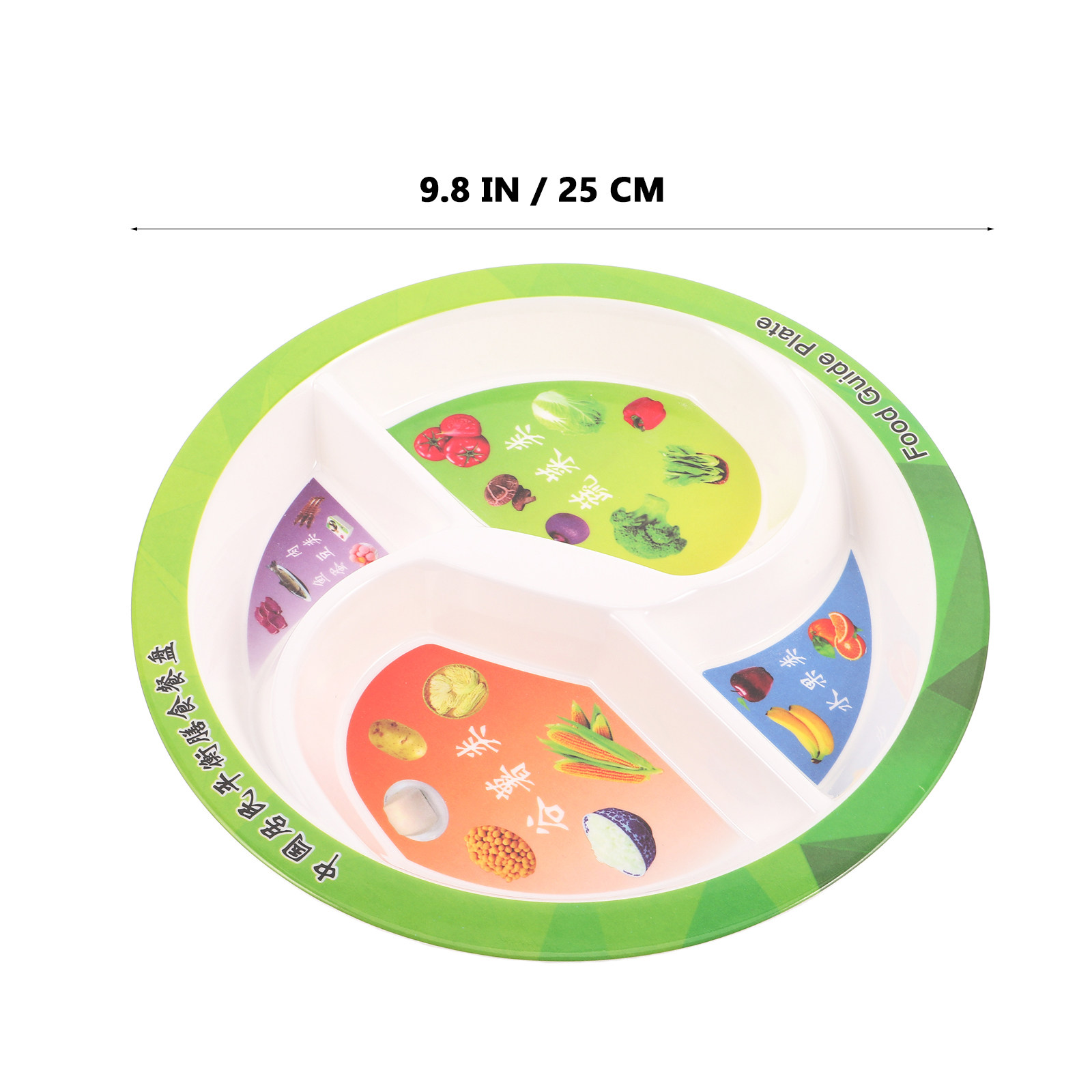 4 Section Balanced Diet Plate  - đánh giá và giá Nutrition & Fitness Hub Photos