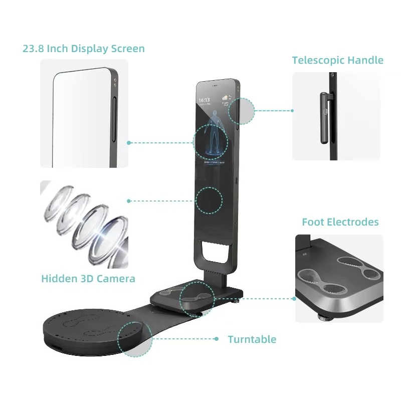 Smart Fitness Mirror Body Scan - đánh giá và giá Fitness With Nutrition